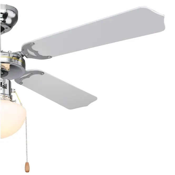 Stropný ventilátor s osvetlením 0309CSW 1*E27 PL1
