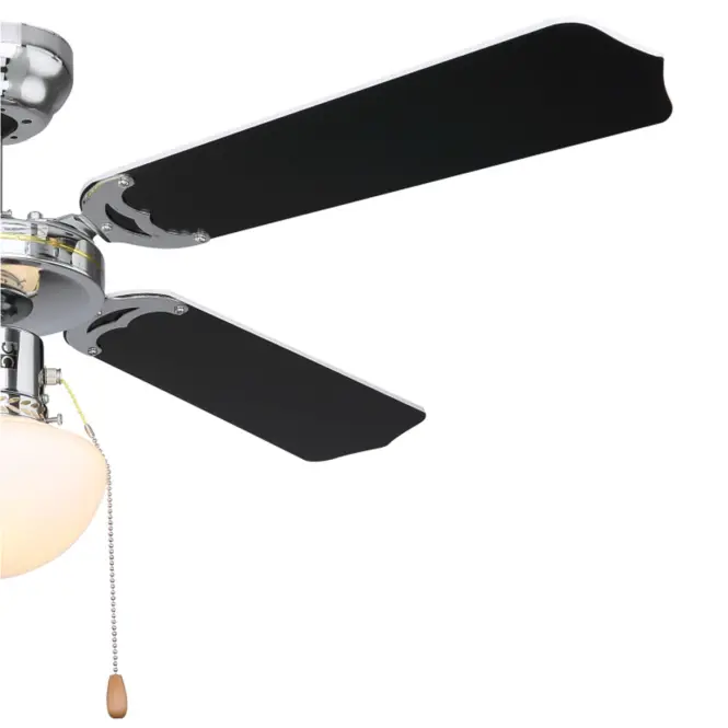 Stropný ventilátor s osvetlením 0309CSW 1*E27 PL1