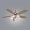 Stropný ventilátor s osvetlením 0337 5*E14 PL1