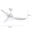 Stropný ventilátor s osvetlením 03600 LED 18W PL1,4