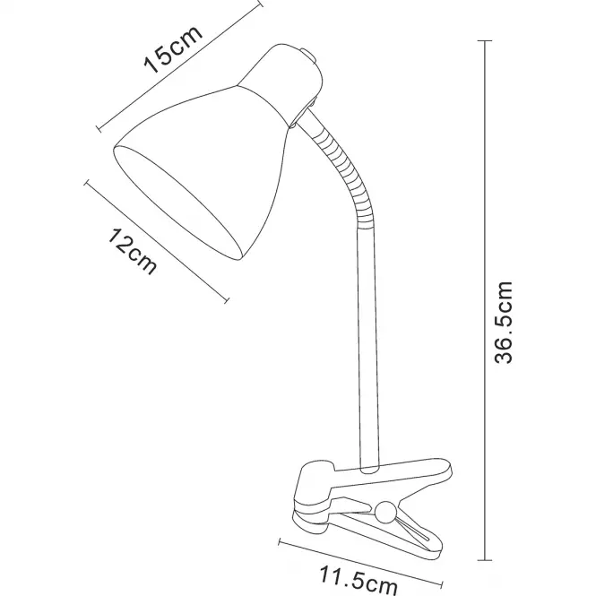 Lampa  1529C červená LB