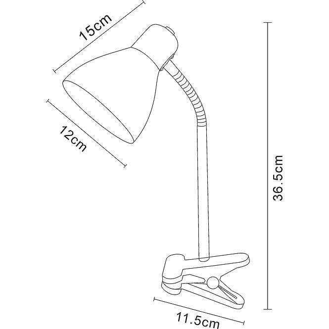 Lampa  1529C červená LB