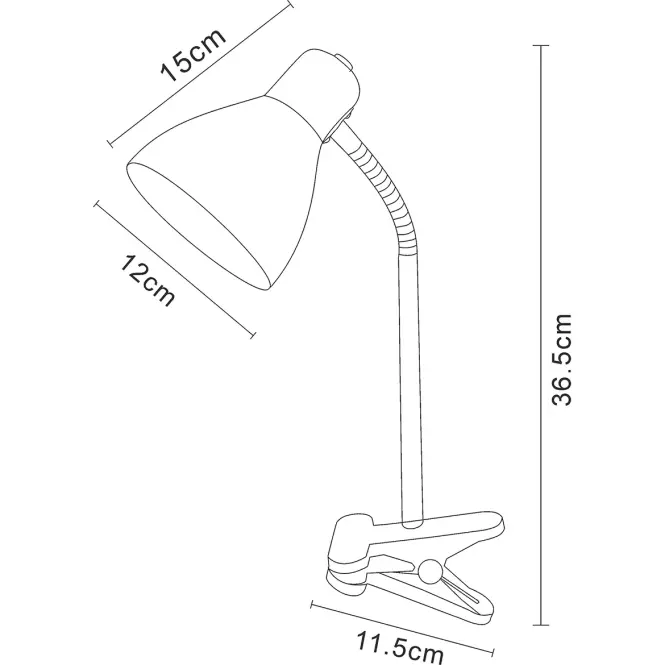Lampa  1529C červená LB,3