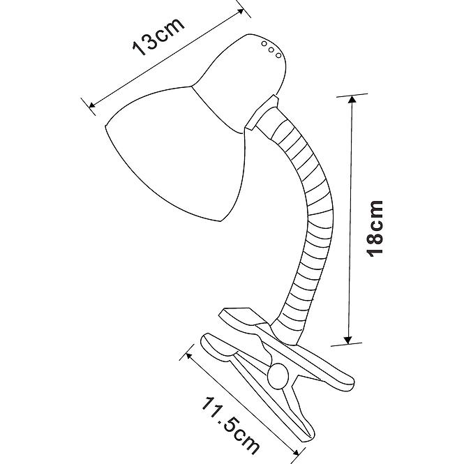 Stolná lampa 2028c Zelená