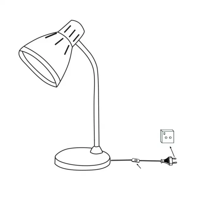 Stolná lampa 2812 Čierna,2