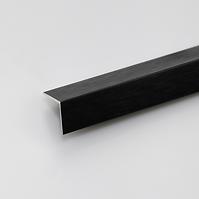 Profil uholníkový hliníkový čierny 10x10x2000