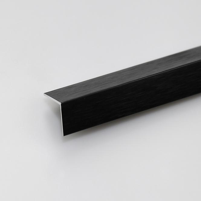 Profil uholníkový hliníkový čierny 15x15x2000