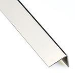 Profil uholníkový samolepiaci PVC nerez 19.5x19.5x2600