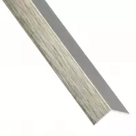 Profil uholníkový samolepiaci PVC titán 19.5x19.5x2600