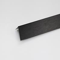 Profil uholníkový hliníkový čierny 20x10x1000
