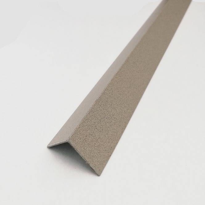 Profil uholníkový hliníkový sivý 10x10x1000