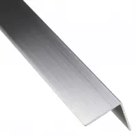 Profil uholníkový samolepiaci hliníkový satina 19.5x19.5x1000