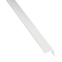 Profil uholníkový samolepiaci PVC biely matný 23.5x23.5x1000