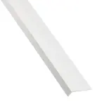 Profil uholníkový samolepiaci PVC biely matný 19.5x7.5x1000