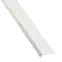 Profil uholníkový samolepiaci PVC biely matný 19.5x7.5x1000
