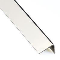 Profil uholníkový samolepící PVC chrom 19.5x19.5x1000