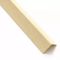 Profil uholníkový samolepiaci PVC drevo svetlé 19.5x19.5x1000