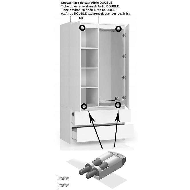 Spomalovaci Mechanizmus Na Dvere Skrine Double,2