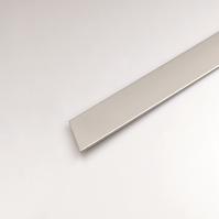 Profil plochý hliníkový strieborný 30x1000