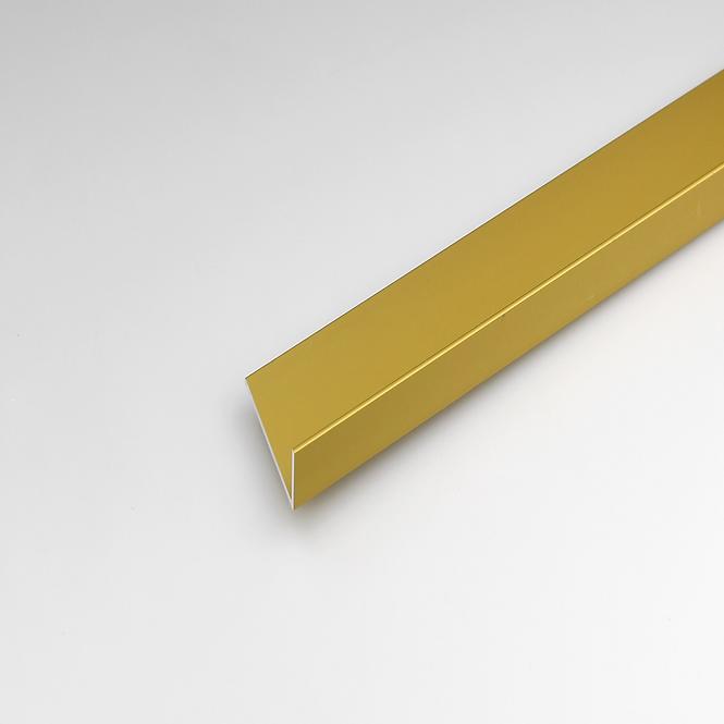 Profil uholníkový hliníkový zlatý 30x15x1000