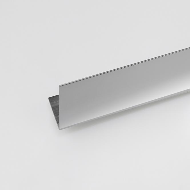 Profil uholníkový hliníkový chrom 20x20x1000