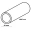 Rúra PVC biela 10x1000 mm,2