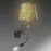Nástenná lampa A0029-220 Saria 1x 6 W E14 LED + 8 W LED čierno-zlatá 3000 K