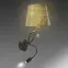 Nástenná lampa A0029-220 Saria 1x 6 W E14 LED + 8 W LED čierno-zlatá 3000 K