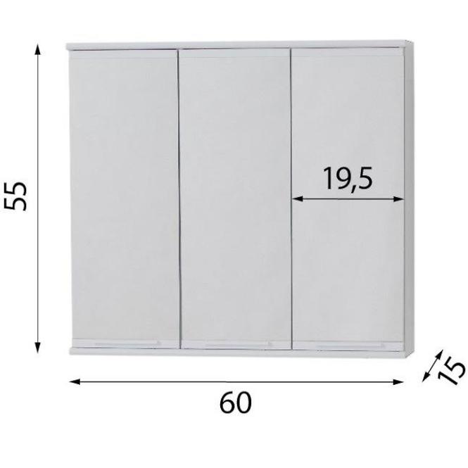 Zrkadlová skrinka T 60/55