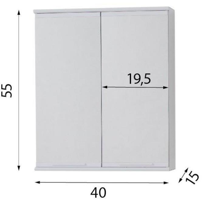 Zrkadlová skrinka D 40/55 