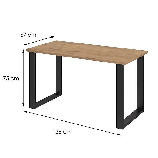 Jedálenský stôl Imperial 138x67 Dub Lancelot,5