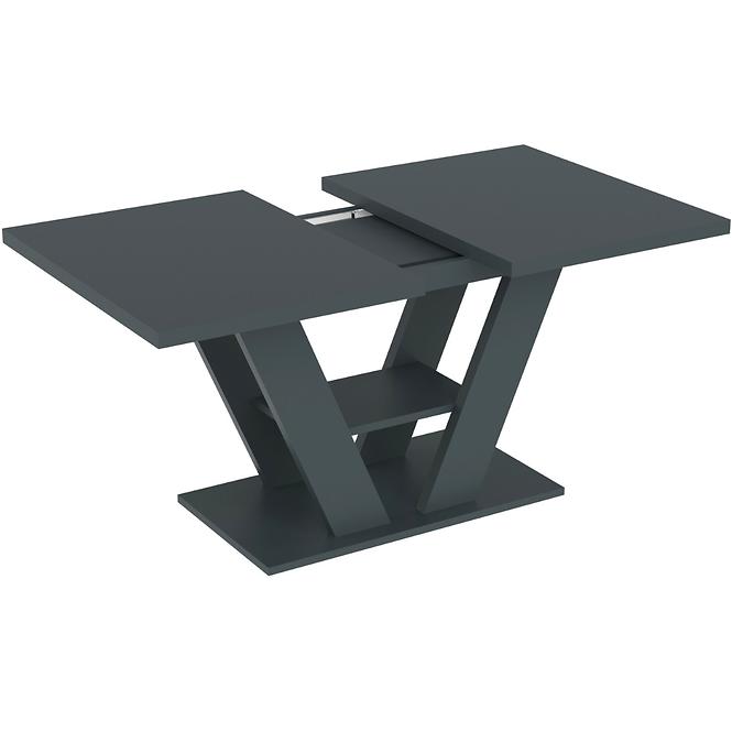 Rozkladací stôl Viton 137/177x90cm Antracyt