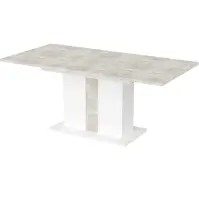 Rozkladací stôl Grays 134/174x90 cm betón/biela
