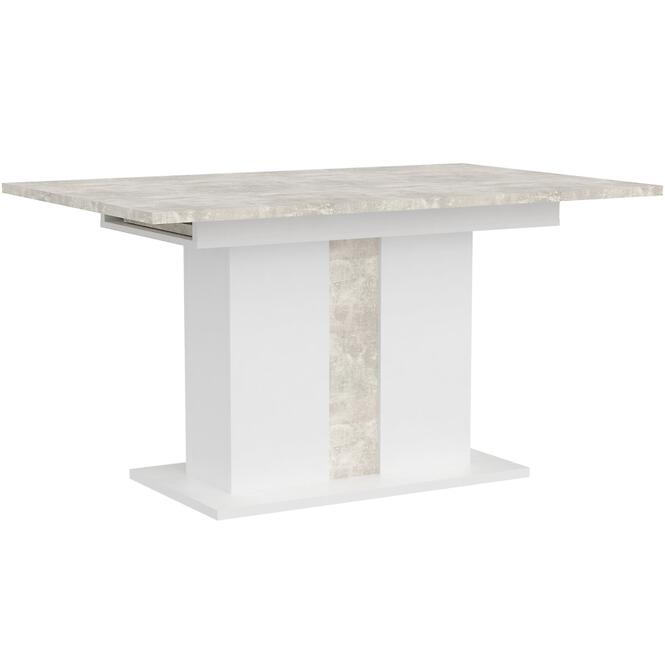 Rozkladací stôl Grays 134/174x90 cm betón/biela