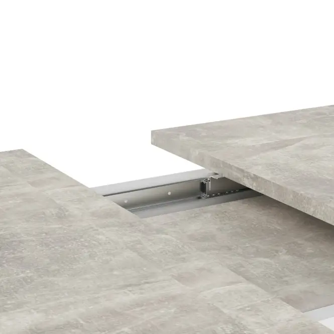 Rozkladací stôl Grays 134/174x90 cm betón/biela,5