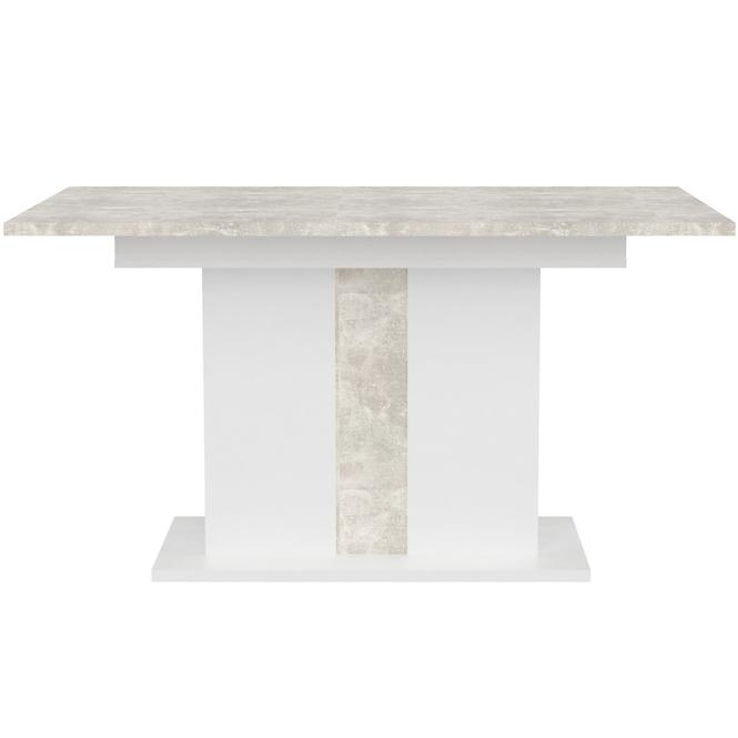 Rozkladací stôl Grays 134/174x90cm Beton/Bela
