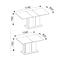 Rozkladací stôl Grays 134/174x90cm Beton/Bela,6