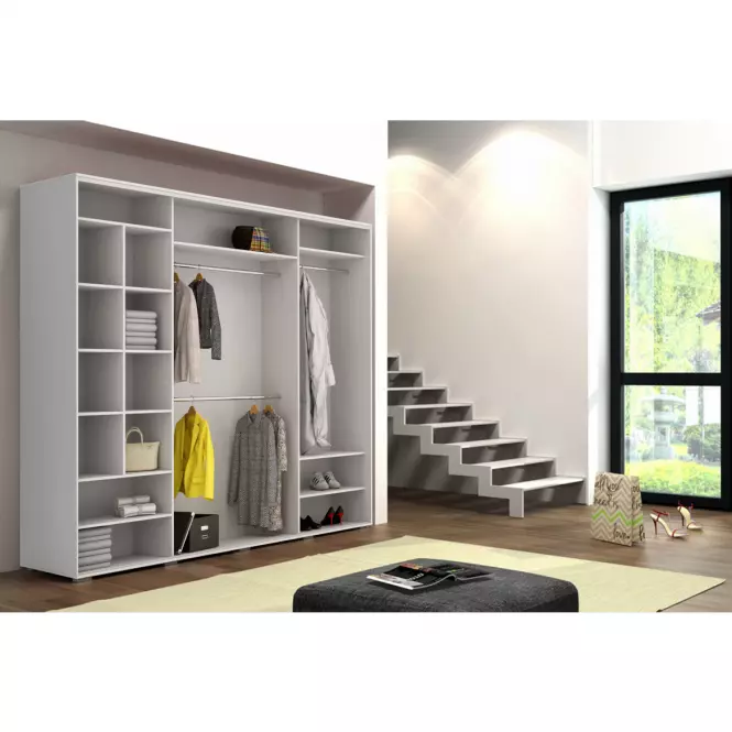Skriňa Amelia A30 Sonoma/biely lesk,4