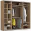 Skriňa Jagoda A31 - 278 tri zrkadlá craft zlatá,4