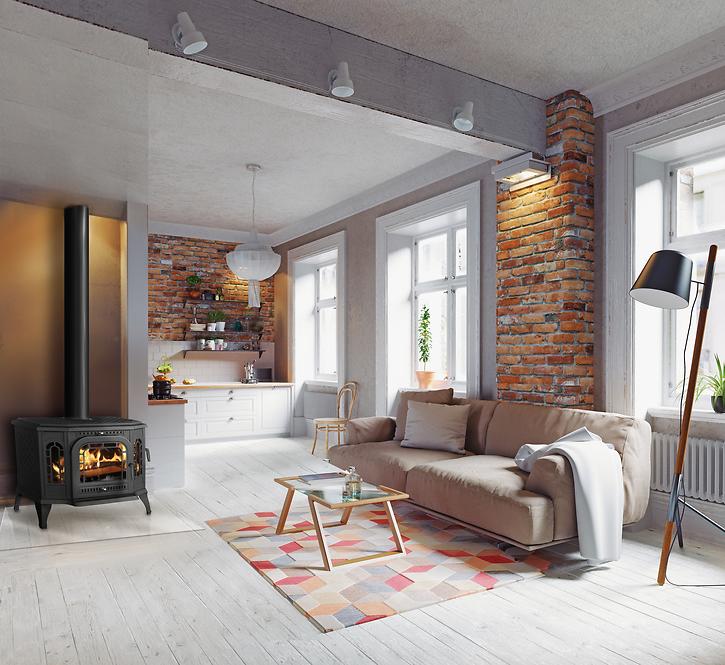 Krbové kachle P7 EKO 10,5 kW dvierka bočne ľavé