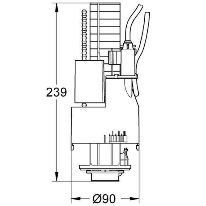 Pneumatický vypúšťací ventil WASTE VALVE 42774000,2