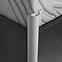 Rohový profil oválny hliník biely Powder-coated White Brilliant 2700/27/10 mm,3