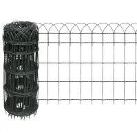 Dekoračné pletivo Garden Fence 65 cm x 10 m Zn+RAL6005