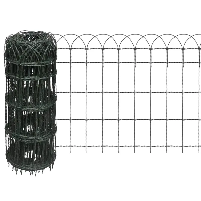 Dekoračné pletivo Garden Fence 65 cm x 10 m Zn+RAL6005