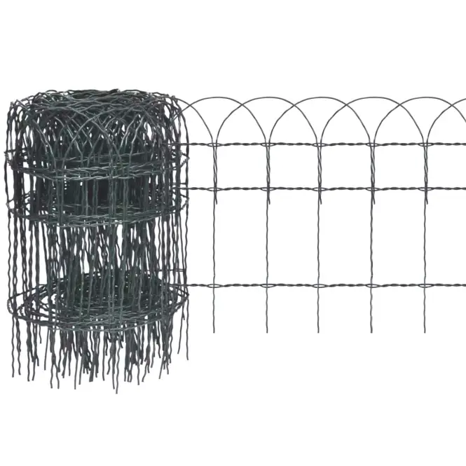 Dekoračné pletivo Garden Fence 40 cm x 10 m Zn+RAL6005
