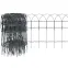 Dekoračné pletivo Garden Fence 40 cm x 10 m Zn+RAL6005