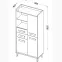 Regál  W3  Werso Riviera/Biely/Antracit,3