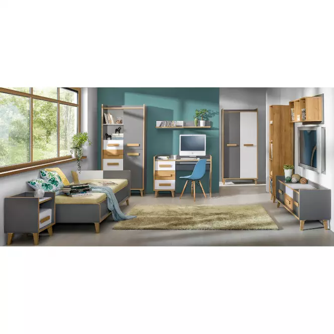 Regál  W3  Werso Riviera/Biely/Antracyt,7