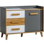 Komoda W6 Werso Riviera/Biely/Antracit