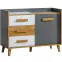 Komoda W6 Werso Riviera/Biely/Antracit